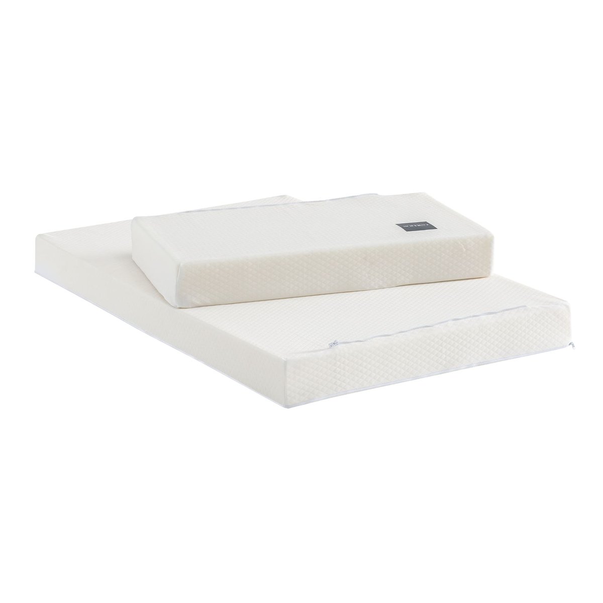 Matelas mousse évolutif 90x140 à 90x190 blanc, SOMEO