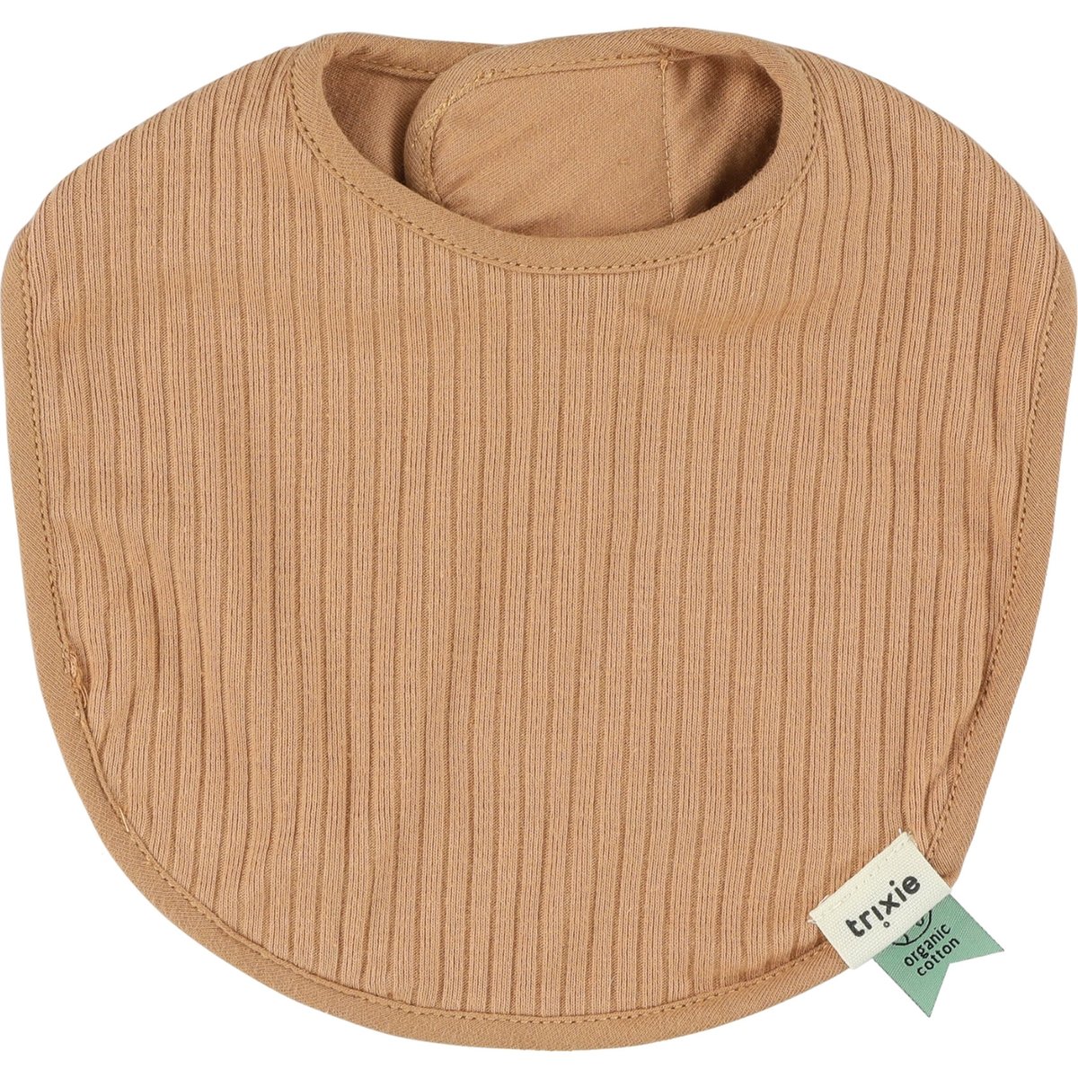 Lot de 2 bavoirs de naissance rose, marron, TRIXIE