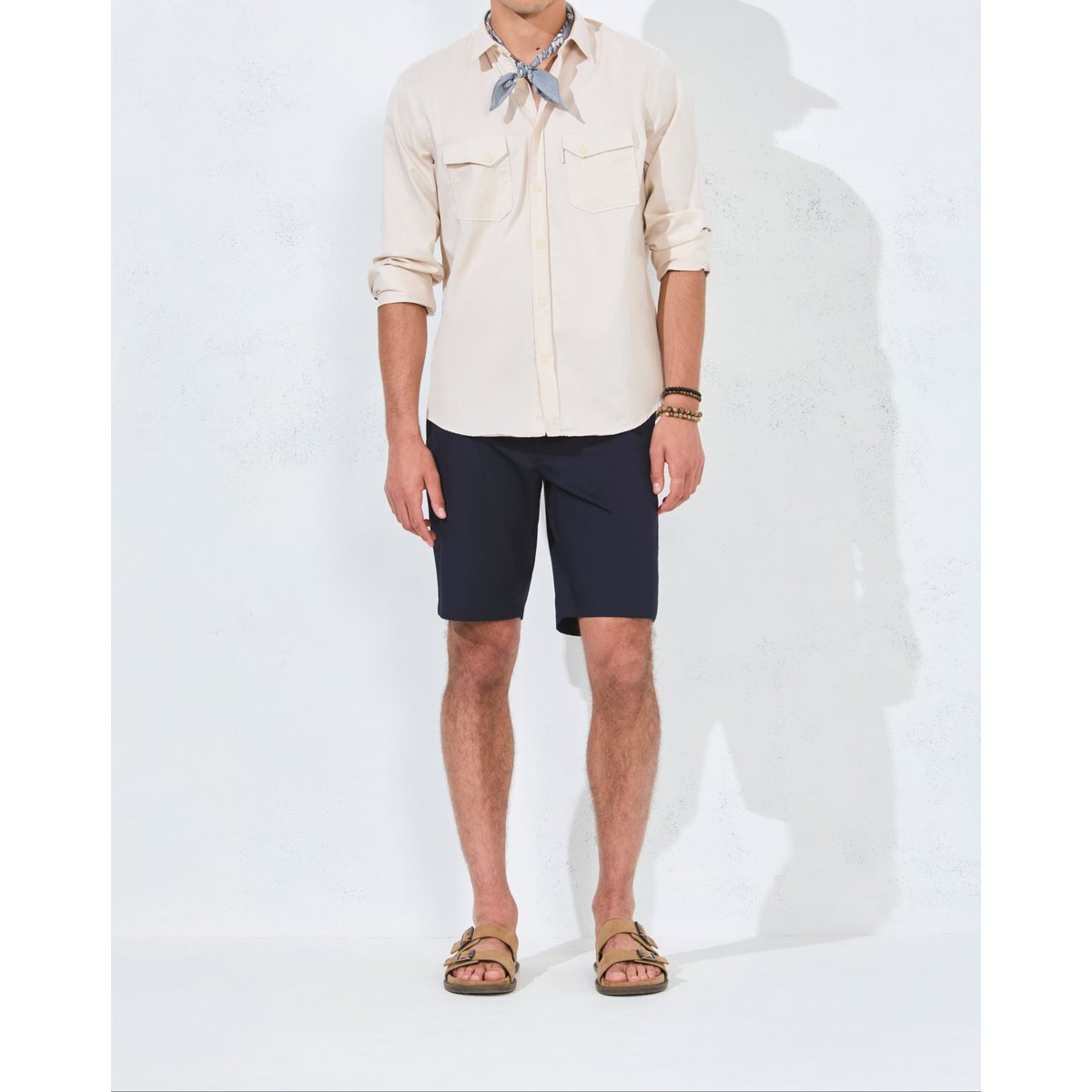 Chemise en coton MEXICO beige, CHEVIGNON