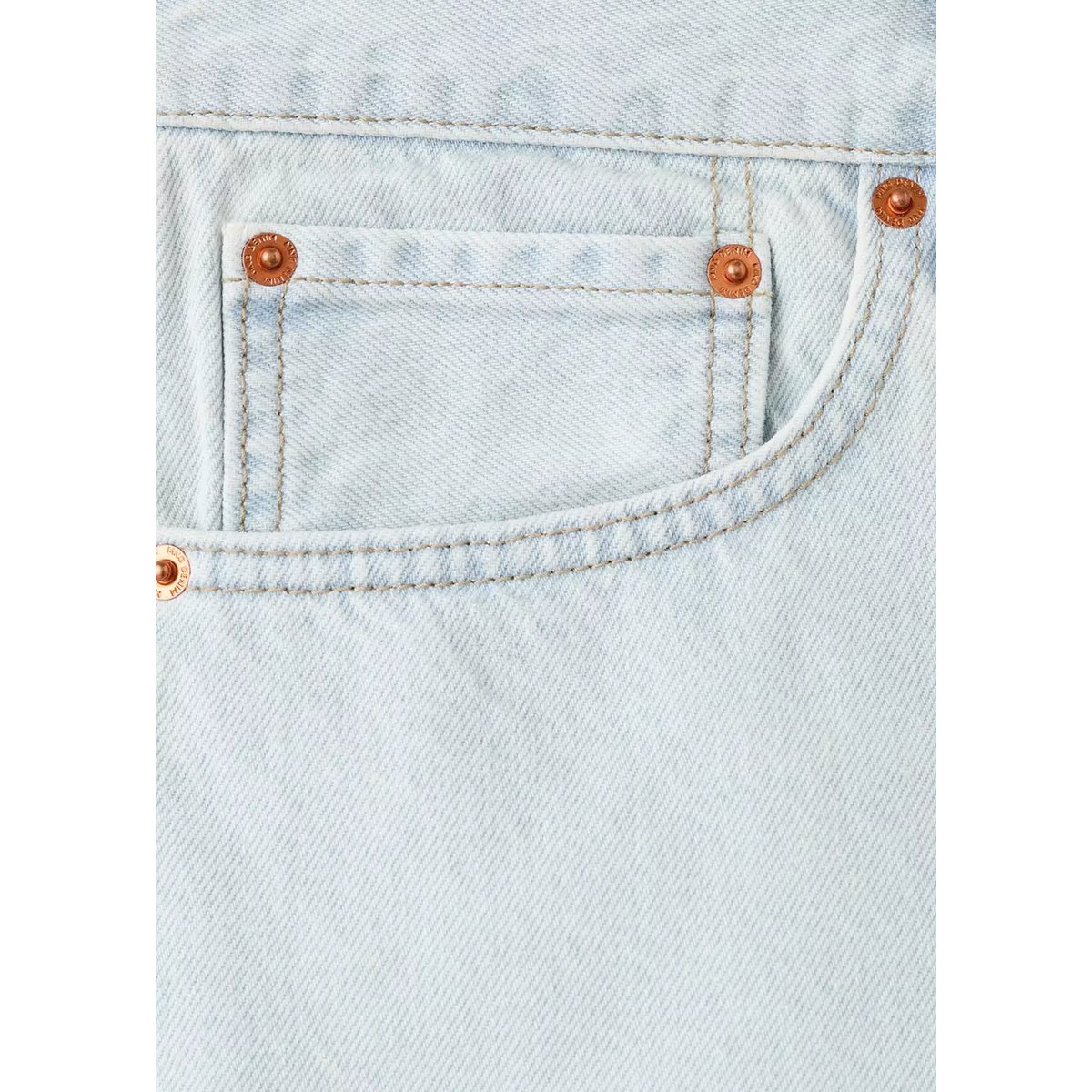 Bermuda en jean droit bleu délavé, MANGO MAN