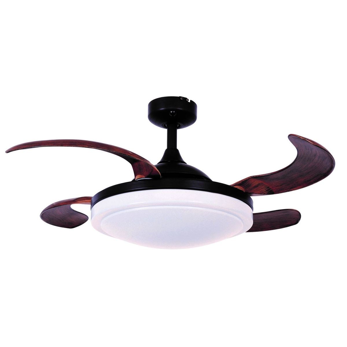 Ventilateur  plafond  EVORA bronze -  bois chêne, BOUTICA-DESIGN