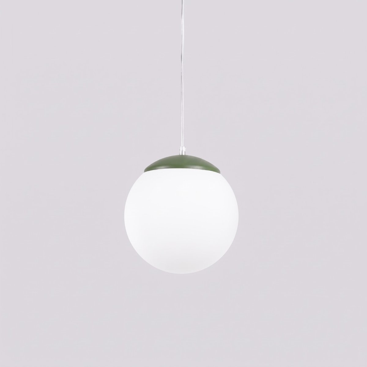 Suspension Acier Vert Olive E27 1 Ugo vert olive, EDEN