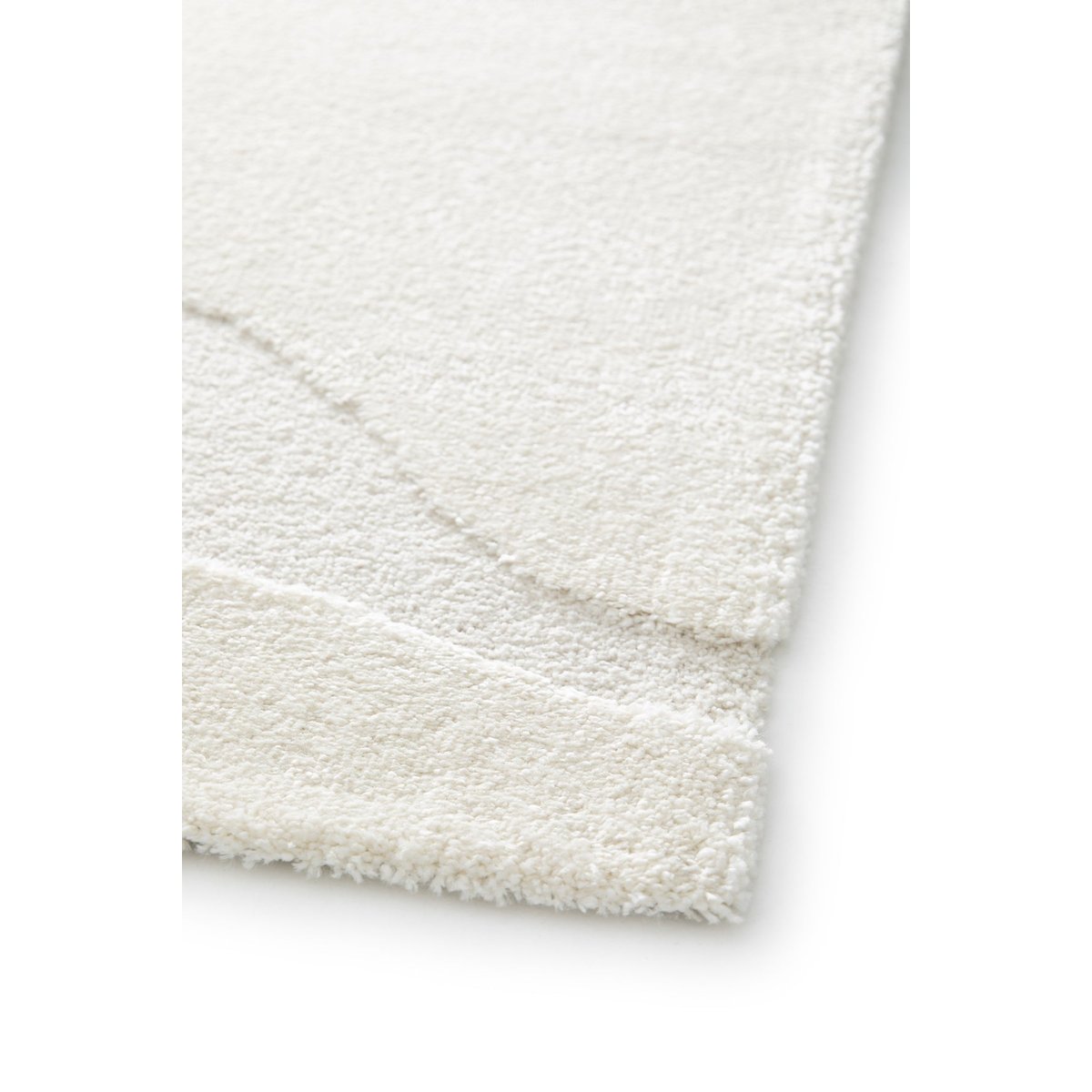 Tapis doux à motifs en relief OSMOSE beige sable, AFK LIVING