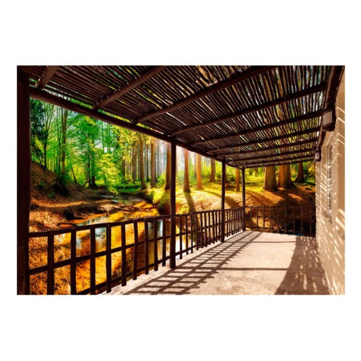 Papier peint intissé panoramique Paysage Getting Back to Nature beige, EDEN