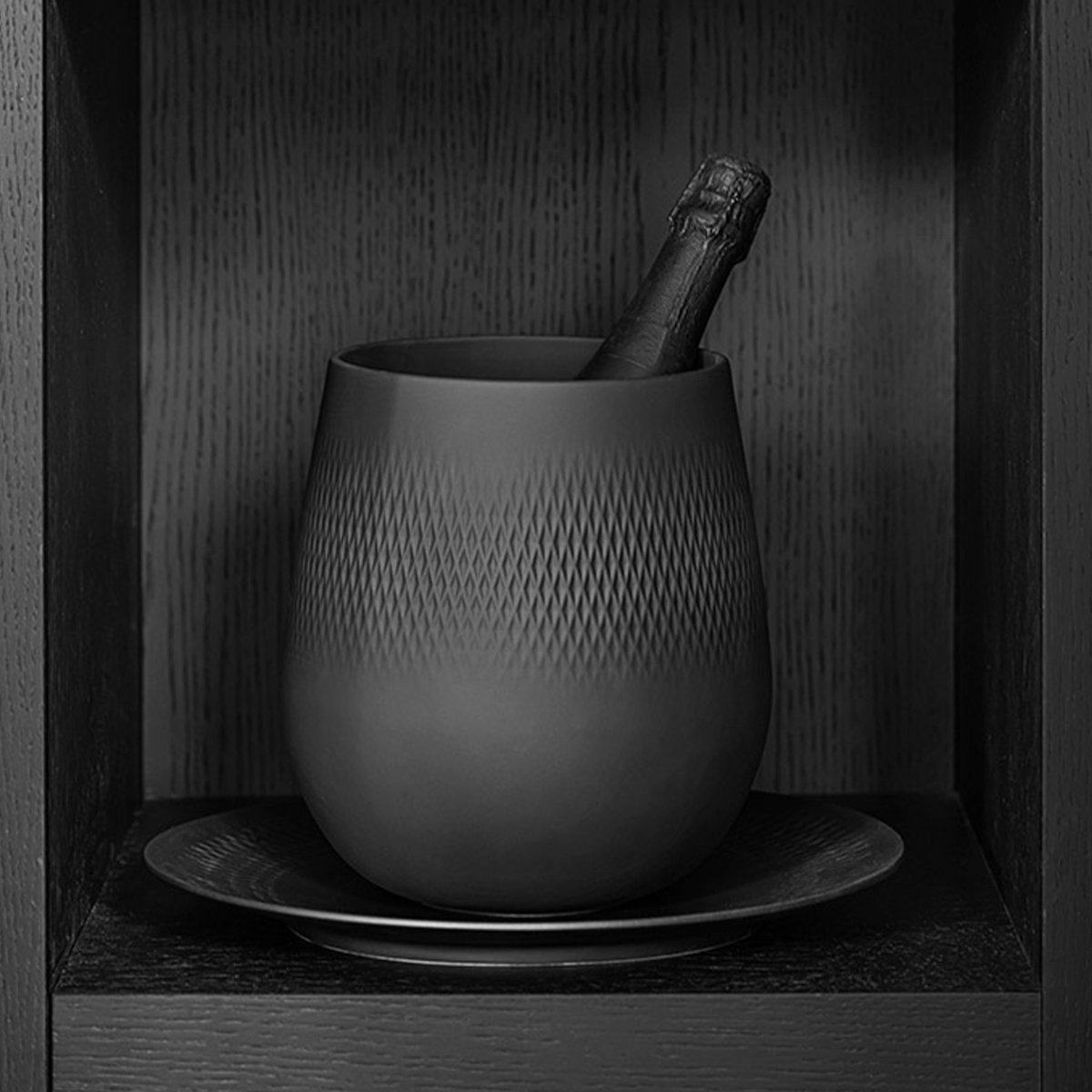 Vase Carré MANUFACTURE noir, VILLEROY & BOCH
