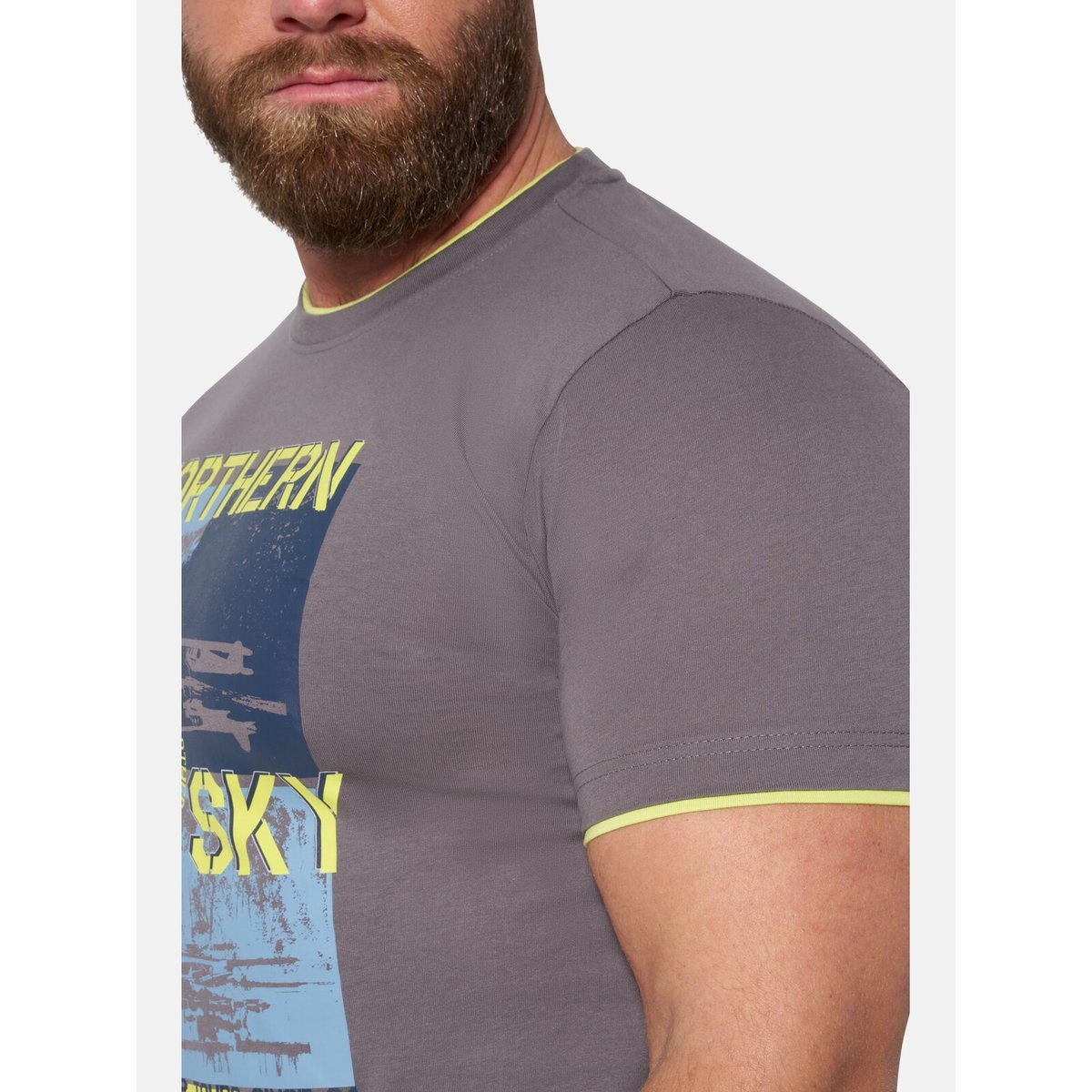 T-shirt HENTUR gris, JAN VANDERSTORM