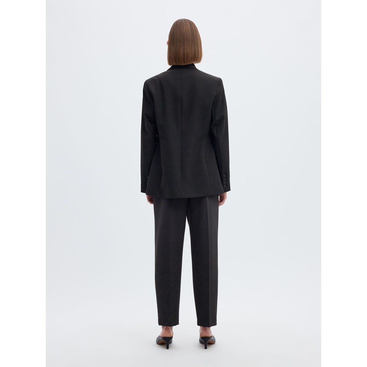 Pantalon noir - black, SELECTED