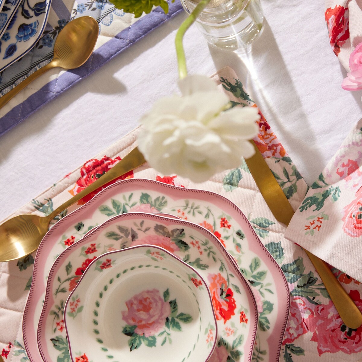 Archive Rose Dinner Plate multi-coloured, CATH KIDSTON