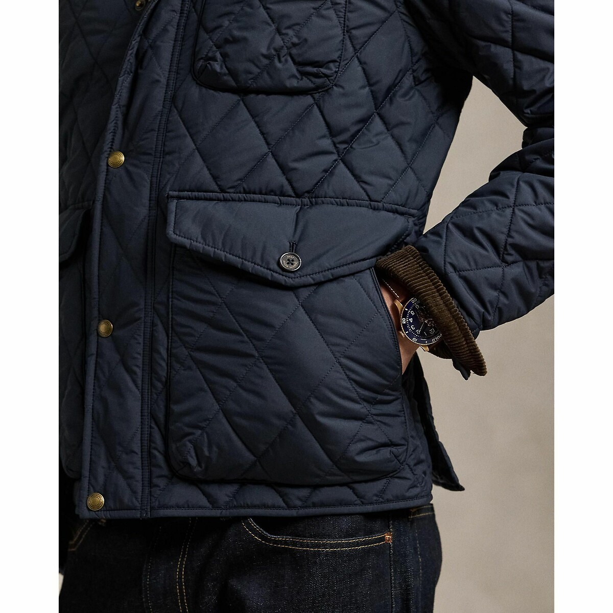  Veste matelassée Beaton bleu marine, POLO RALPH LAUREN
