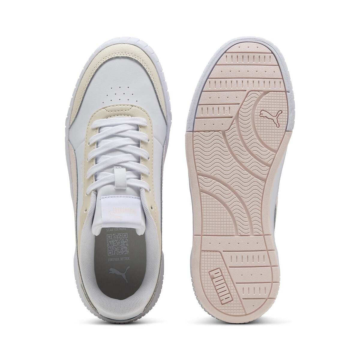 Baskets Carina Mia blanc/beige/rose, PUMA