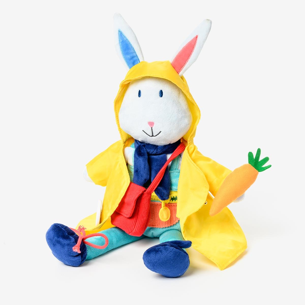 Léandre le lapin multi-activités blanc, OXYBUL