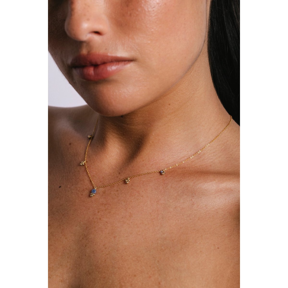 Collier Gaïa - Saphir saphir, YAY PARIS