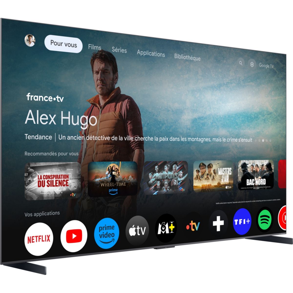 TV Mini LED 98C89L (2026) 98" (248 cm) - 144 Hz, système sonore Bang & Olufsen couleur unique, TCL