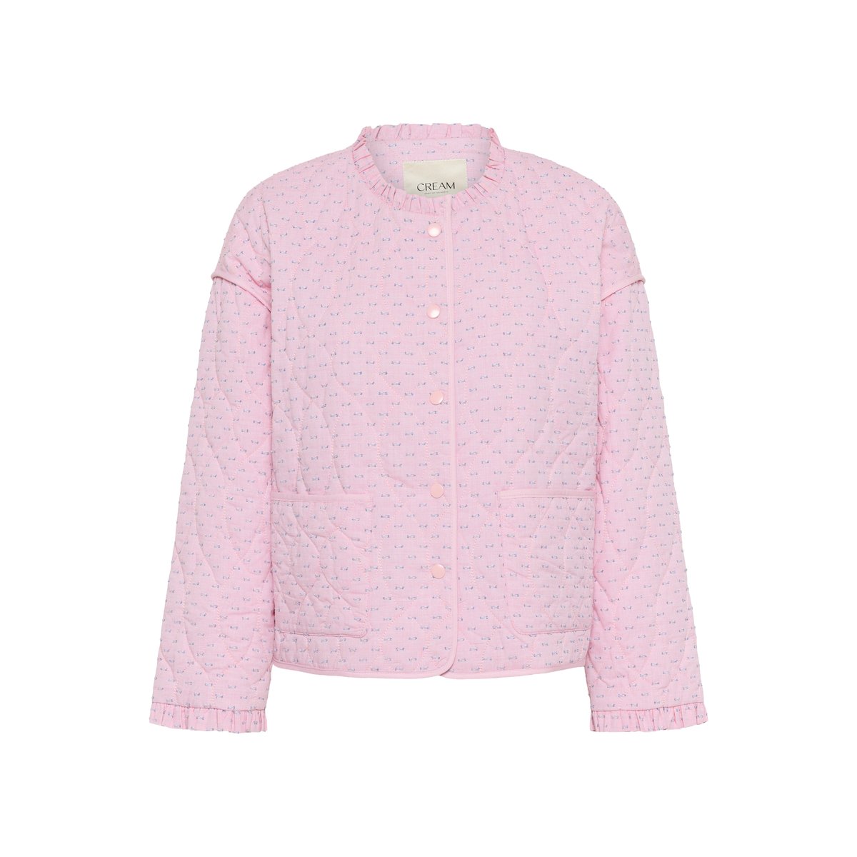 Veste rose structure dobby rose, CREAM