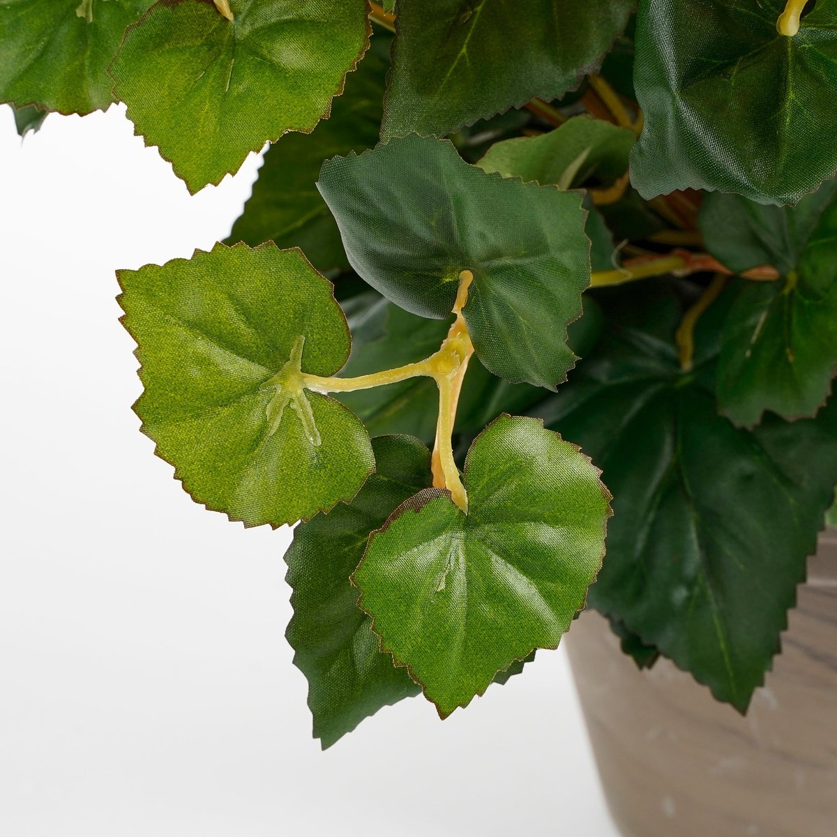 Plante artificielle BEGONIA blanc, MICA DECORATIONS