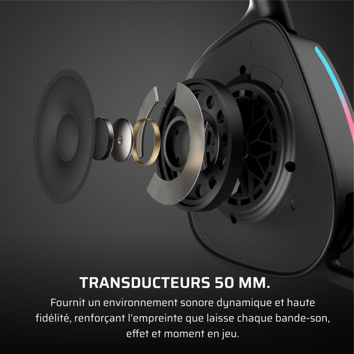 Casque gamer VOID ELITE V2 SANS FIL Carbon noir, CORSAIR