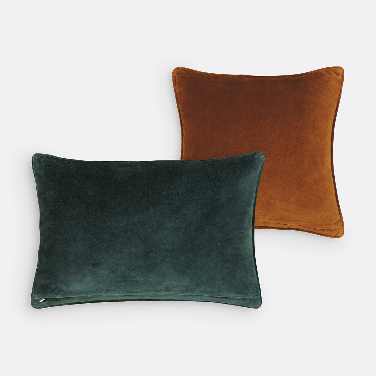 Housse de coussin rayée 45 x 45 cm, Georgio rayé vert, LA REDOUTE INTERIEURS