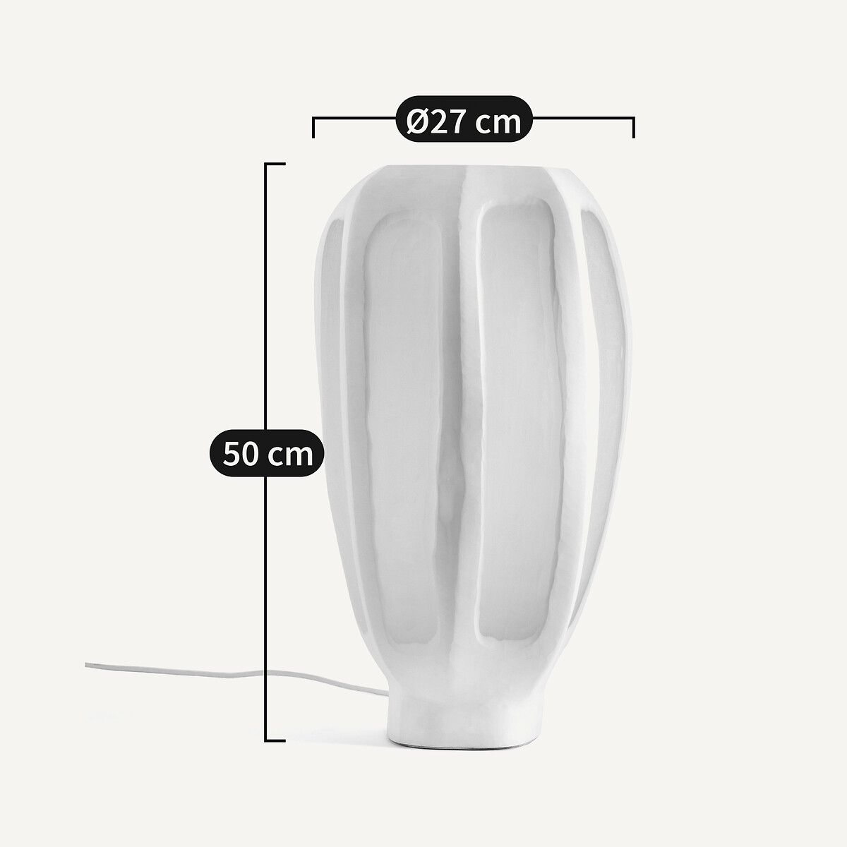 Lampe Halkide, Frost- und opakes Glas weiss, AM.PM