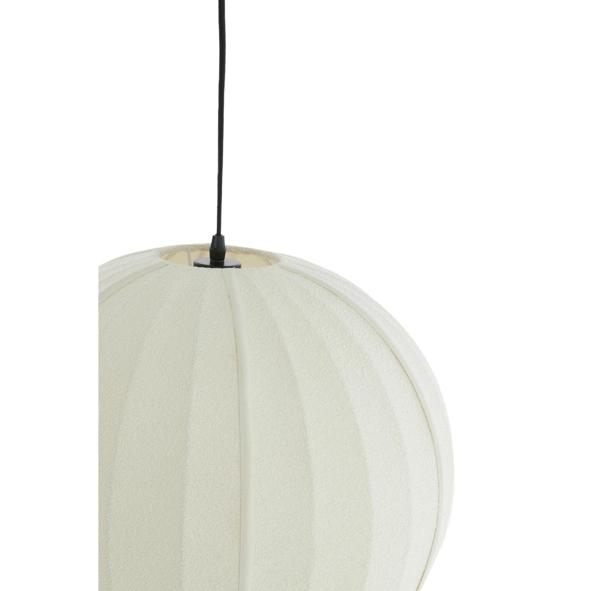 Lampe Suspendue Textiles ZAGORI crème, LIGHT & LIVING