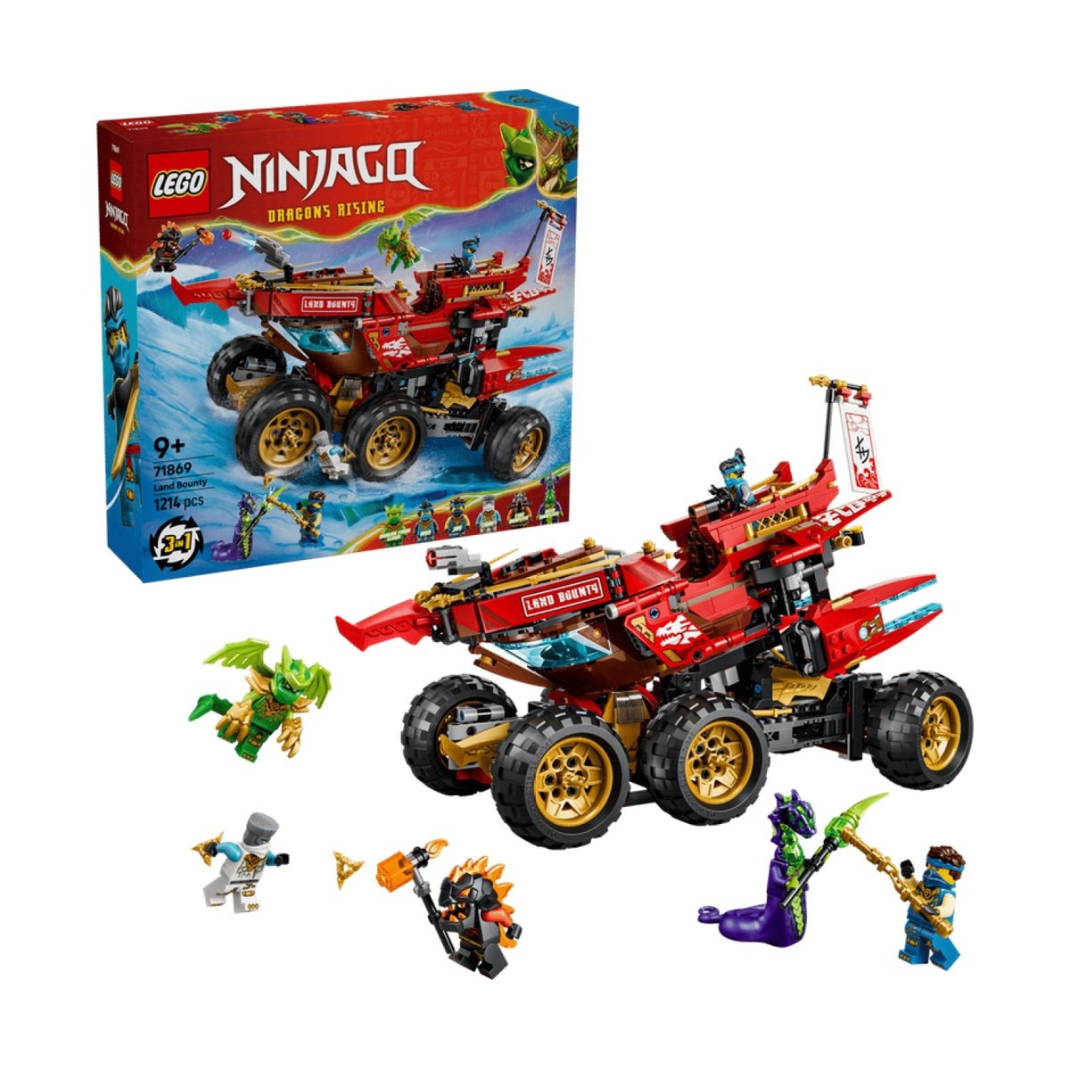 Le Bounty terrestre multicolore, LEGO