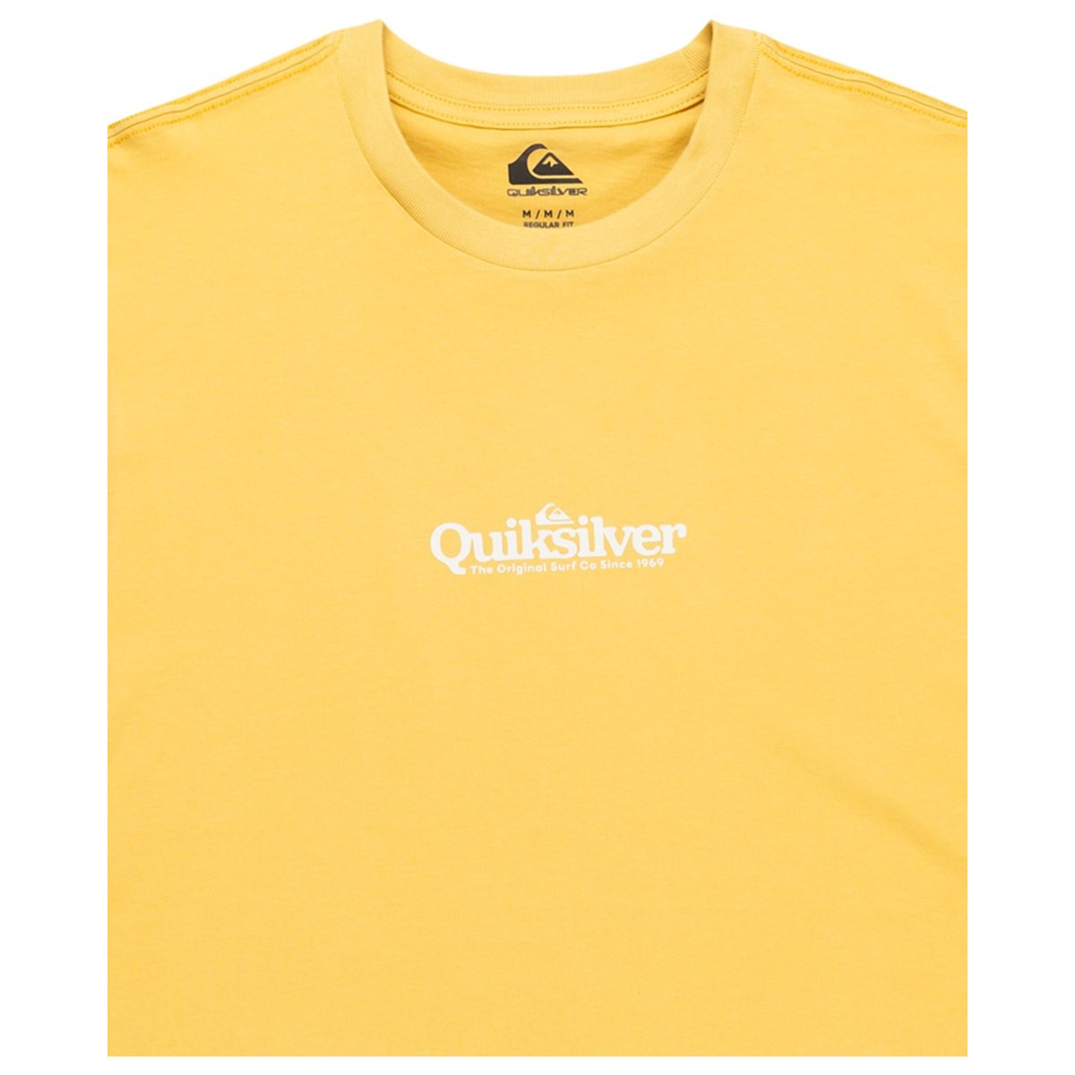 T-shirt à manches courtes EV FINELINE jaune rattan, QUIKSILVER