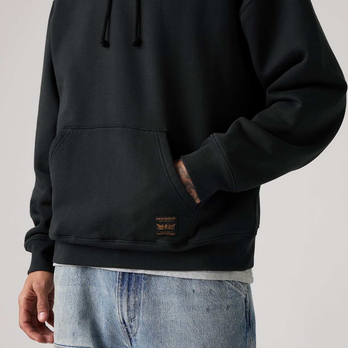 Sudadera con capucha negro, LEVI'S