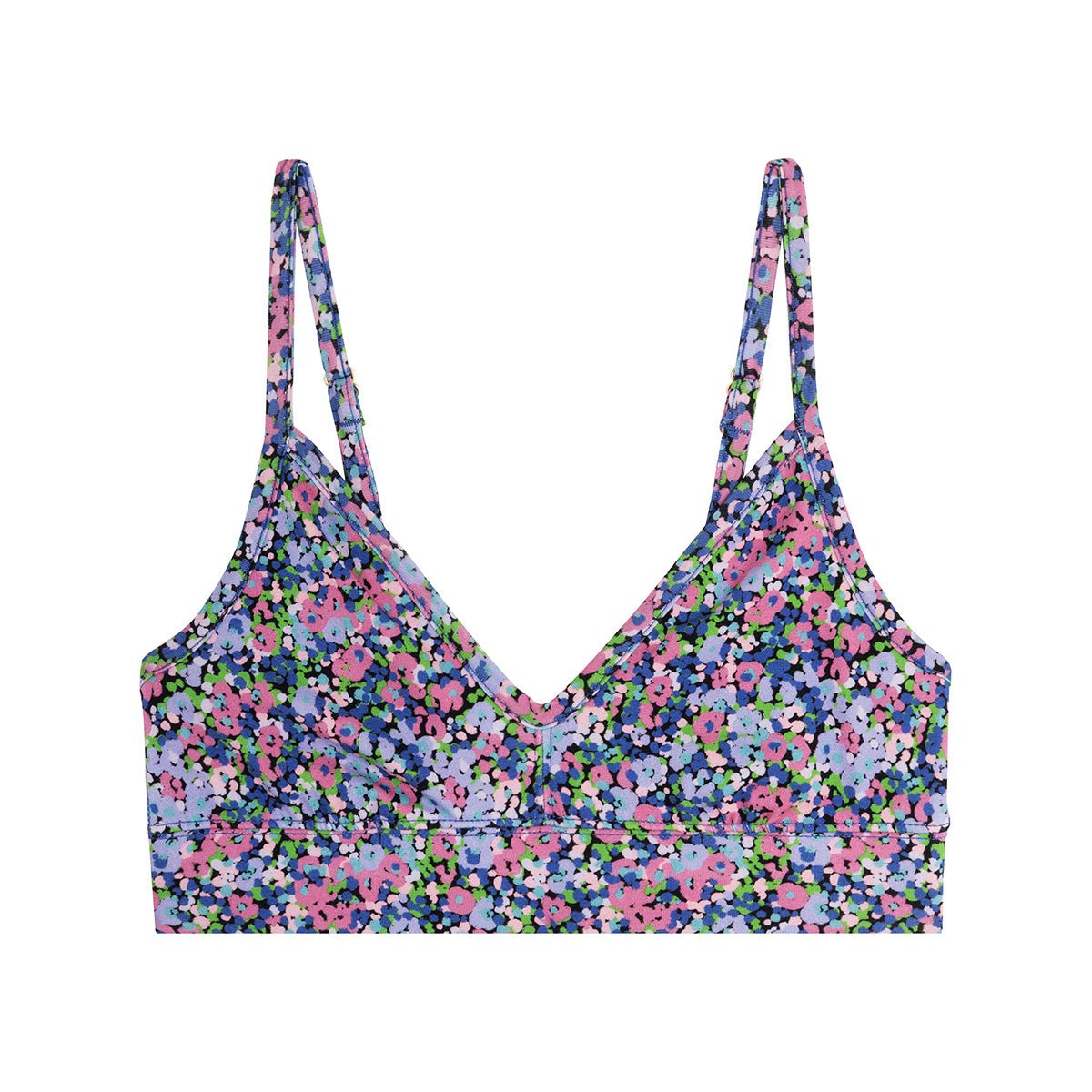 Brassière coton IMPRIMÉ Confettis violet à pois, WE ARE JOLIES