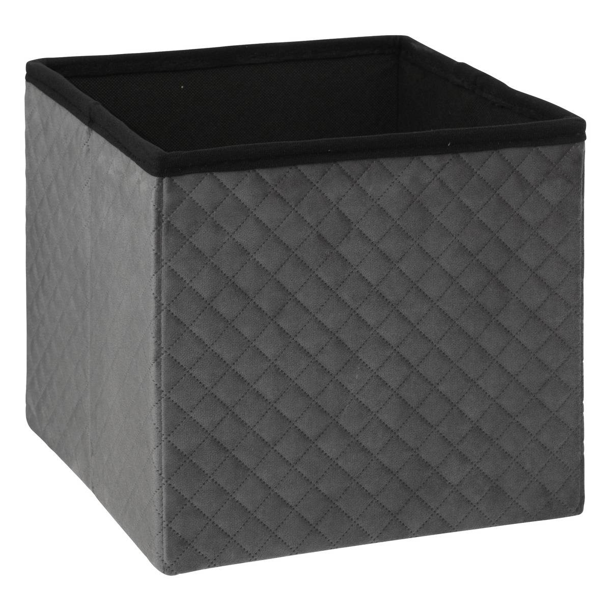 Pouf pliable coffre de rangement MIX' N MODUL gris, 5FIVE SIMPLY SMART
