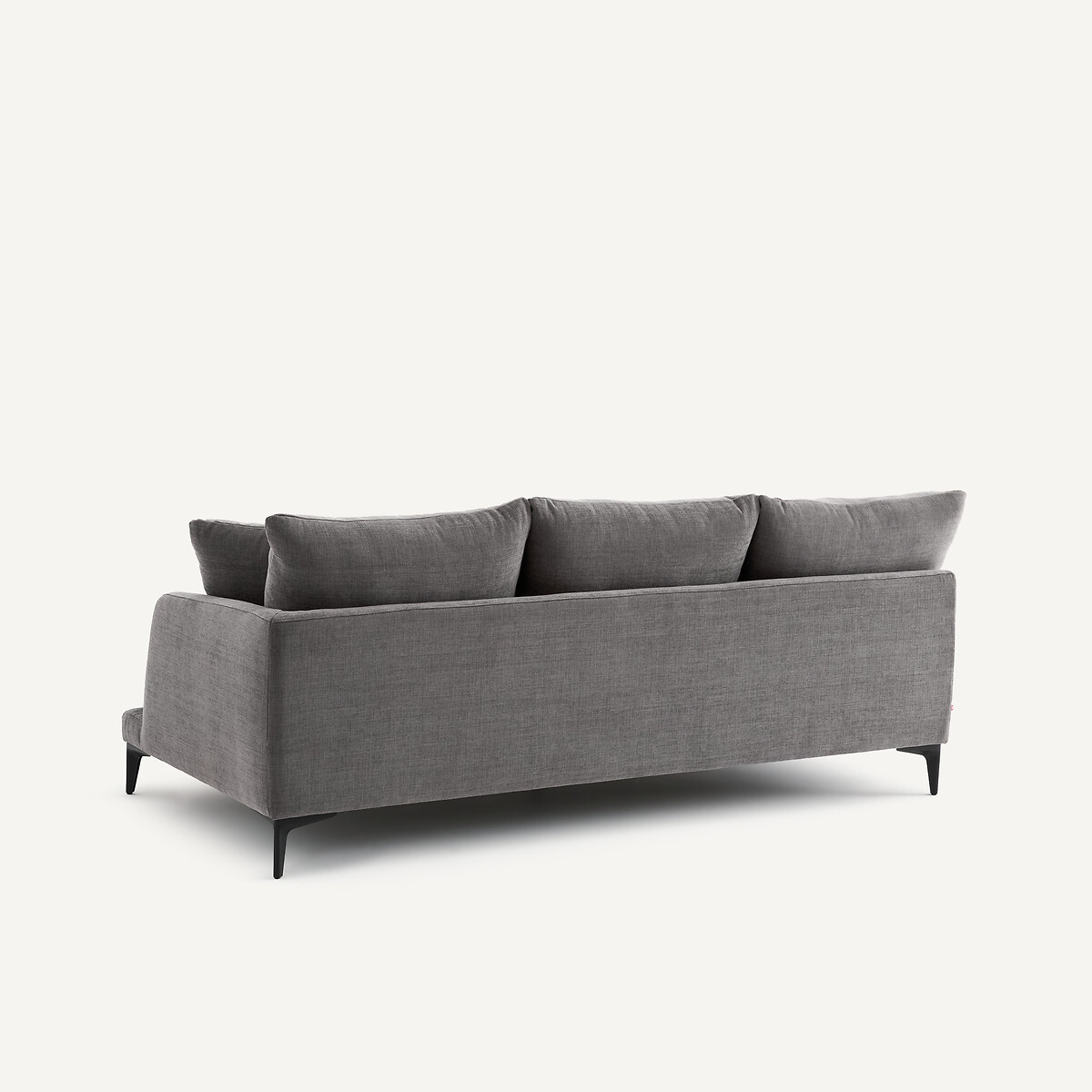 Demi-canapé 3 places en polyester coton, MODERNISTE gris stone, EMMANUEL GALLINA X AM.PM