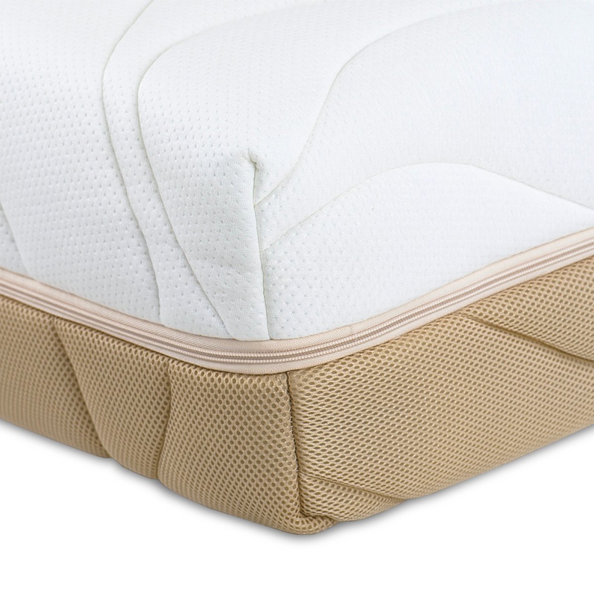 Matelas Mousse Leman 90x200 cm Accueil hypersoft blanc, BELLECOUR