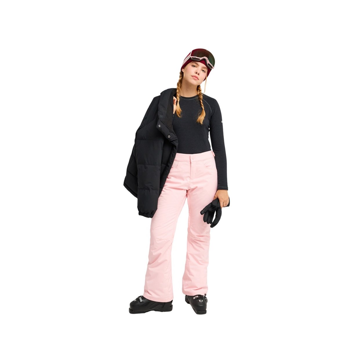 Pantalon de snow technique BACKYARD. rose rose shadow, ROXY