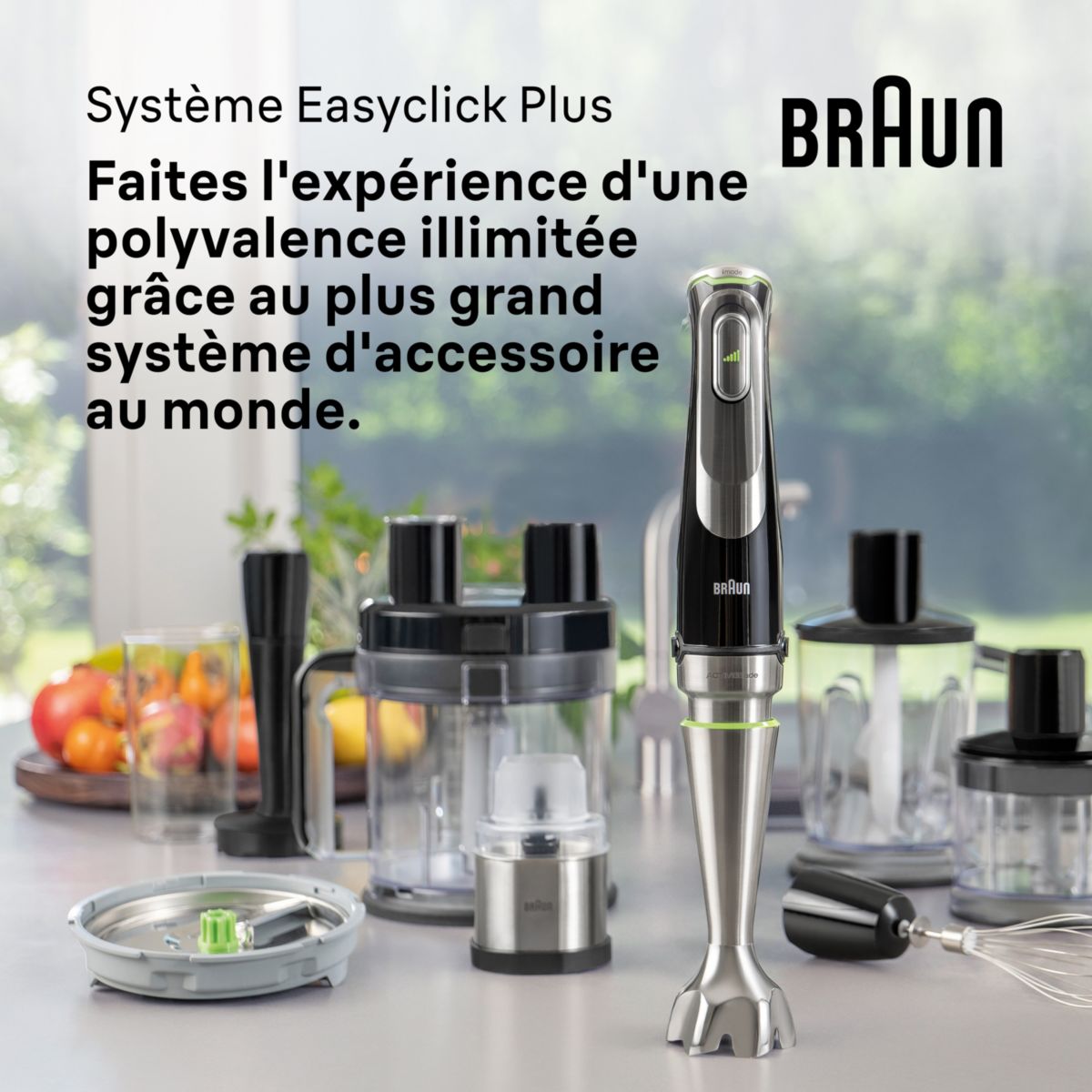 Mixeur Multi Quick 9 MQ9147X couleur unique, BRAUN