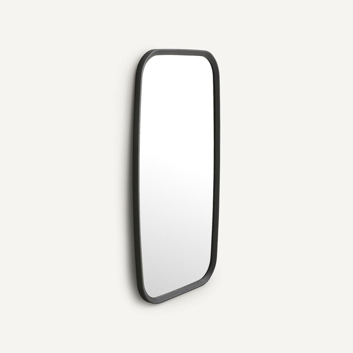 Miroir rectangulaire en chêne massif H110 cm Orion noir, AM.PM