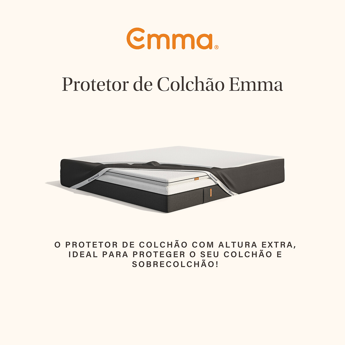 Protetor de Colchão Emma, Emma branco, EMMA