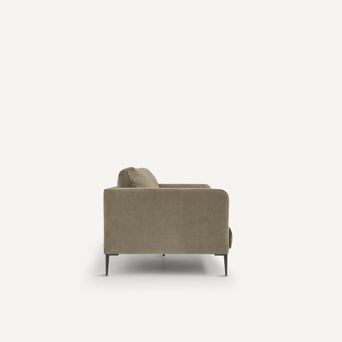 3- of 4-zitsbank in stonewashed fluweel, Oscar, ontwerp Emmanuel Gallina grijs shiitaké, AM.PM X EMMANUEL GALLINA