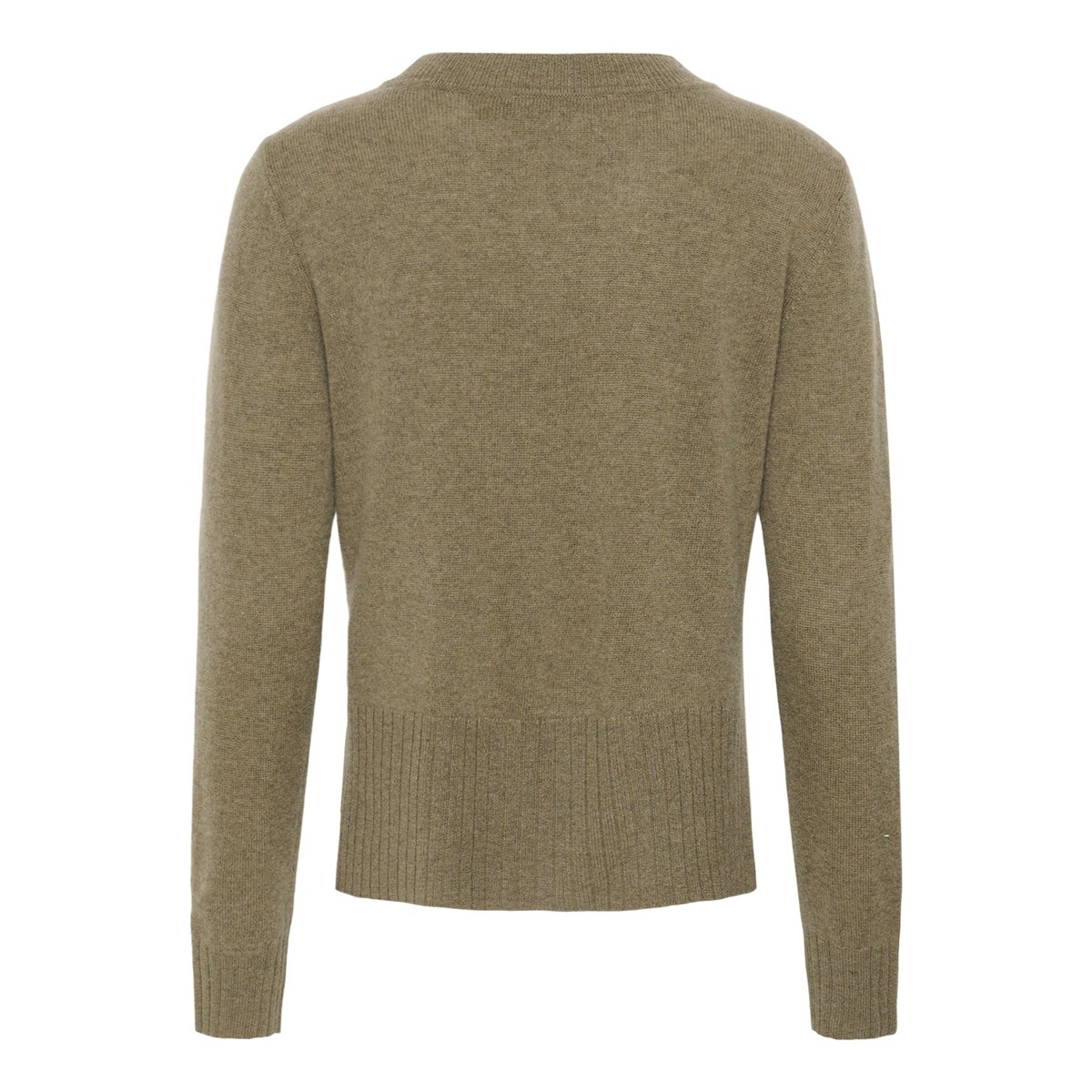 Pullover tricoté vert green melange, CULTURE
