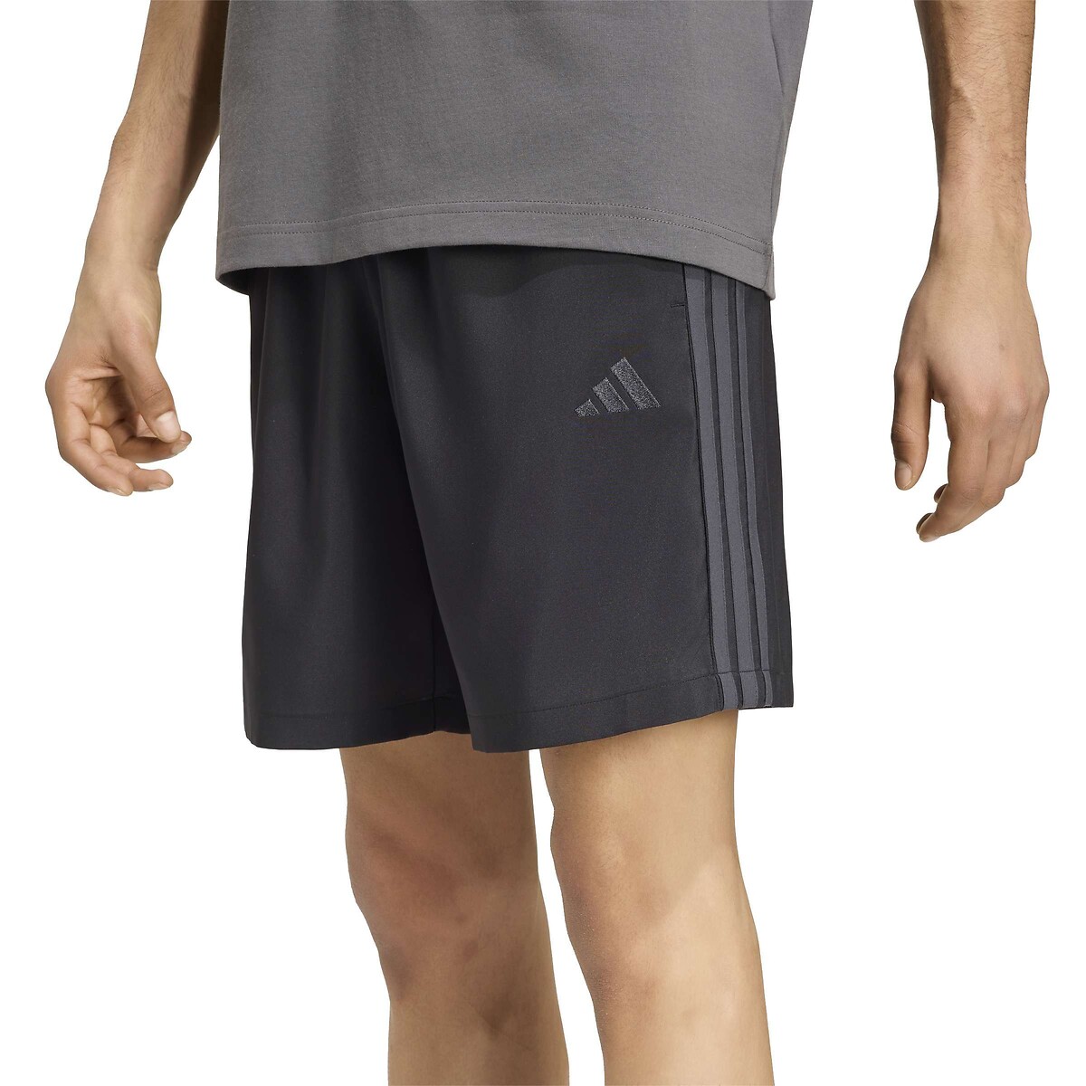 Pantaloncini al ginocchio, ESSENZIALI nero/nero, ADIDAS SPORTSWEAR