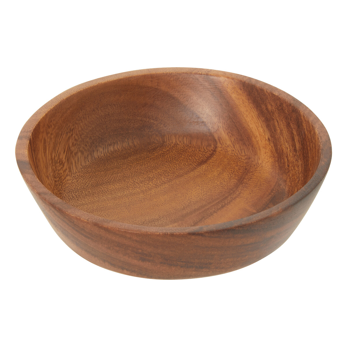 Medium Organic Acacia Wood Tapered Bowl brown, SO'HOME