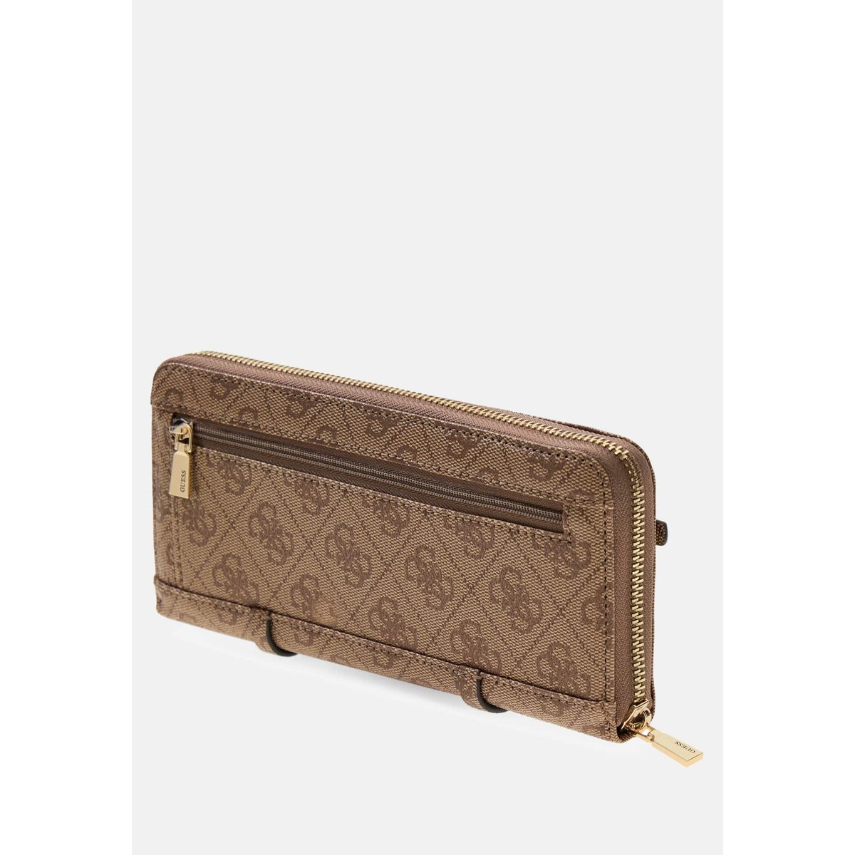 Portefeuille À Logo Leona beige multi, GUESS