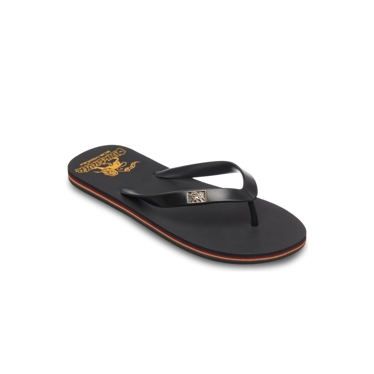 Tongs BOB MARLEY MOLOKAI noir black, QUIKSILVER