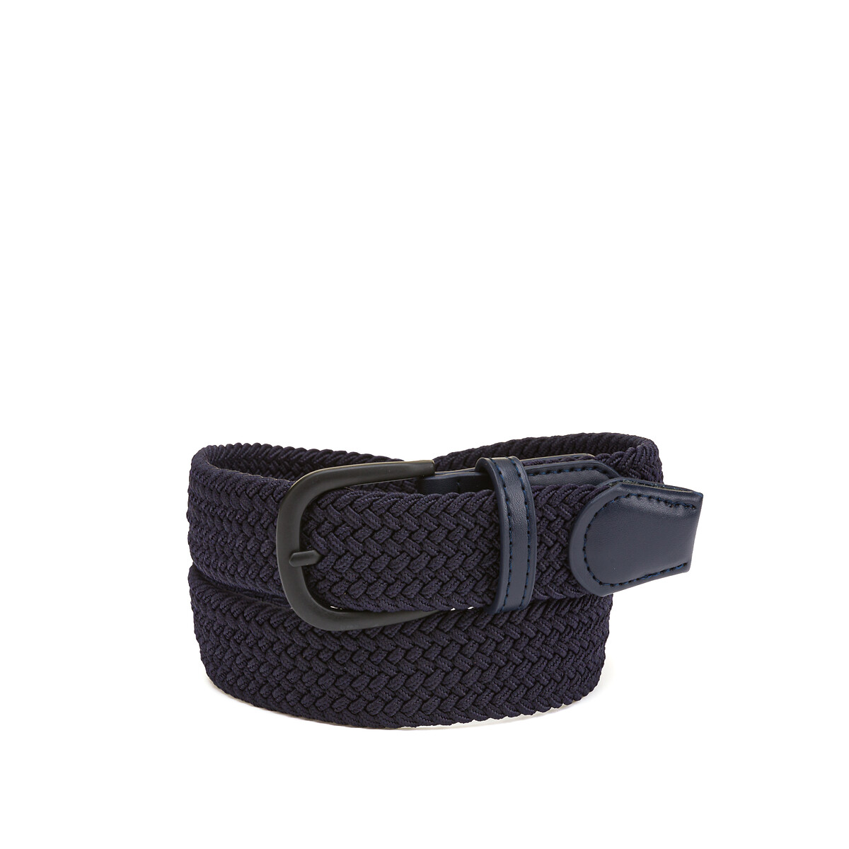 Gevlochten riem marineblauw, LA REDOUTE COLLECTIONS
