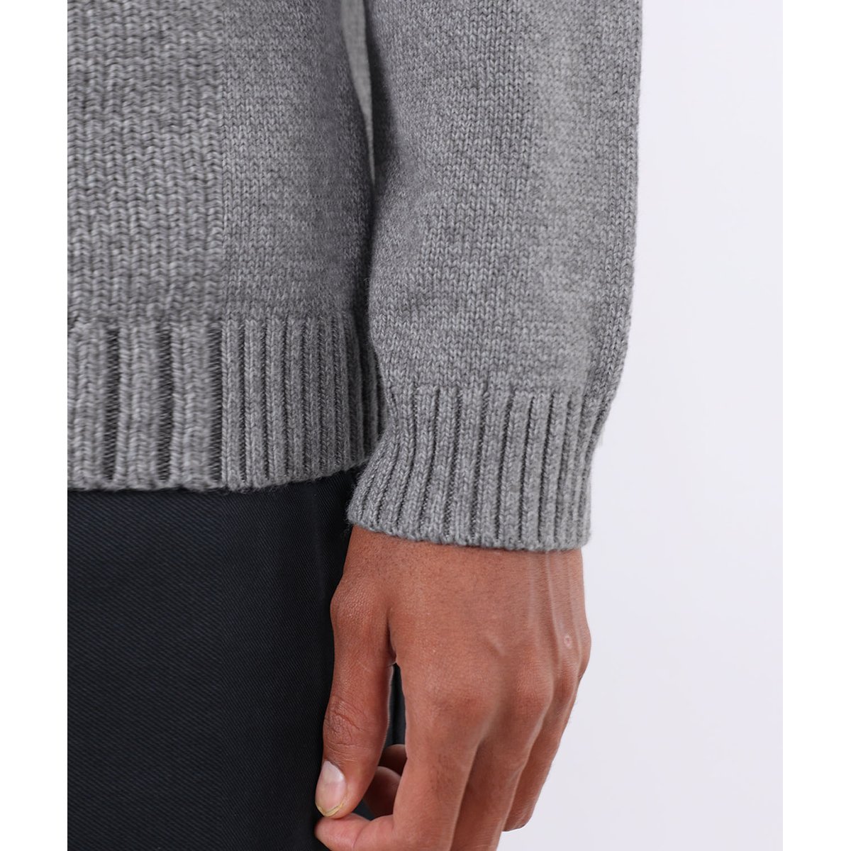 Pull TRUCKIE dark grey heather, OXBOW