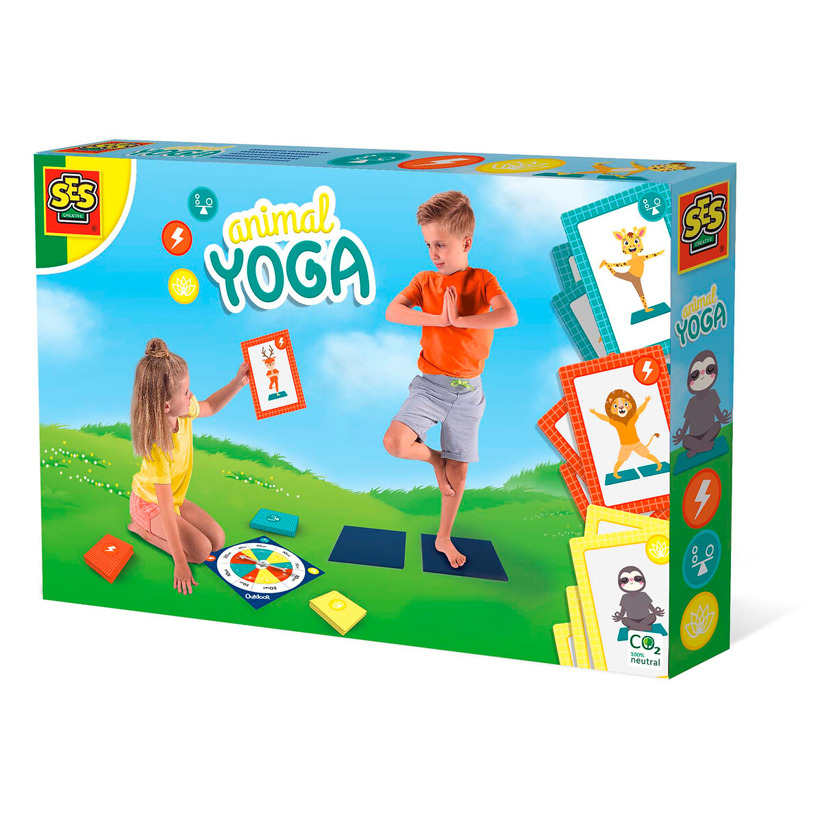 Jogo Animal yoga, da SES multicolor, SES