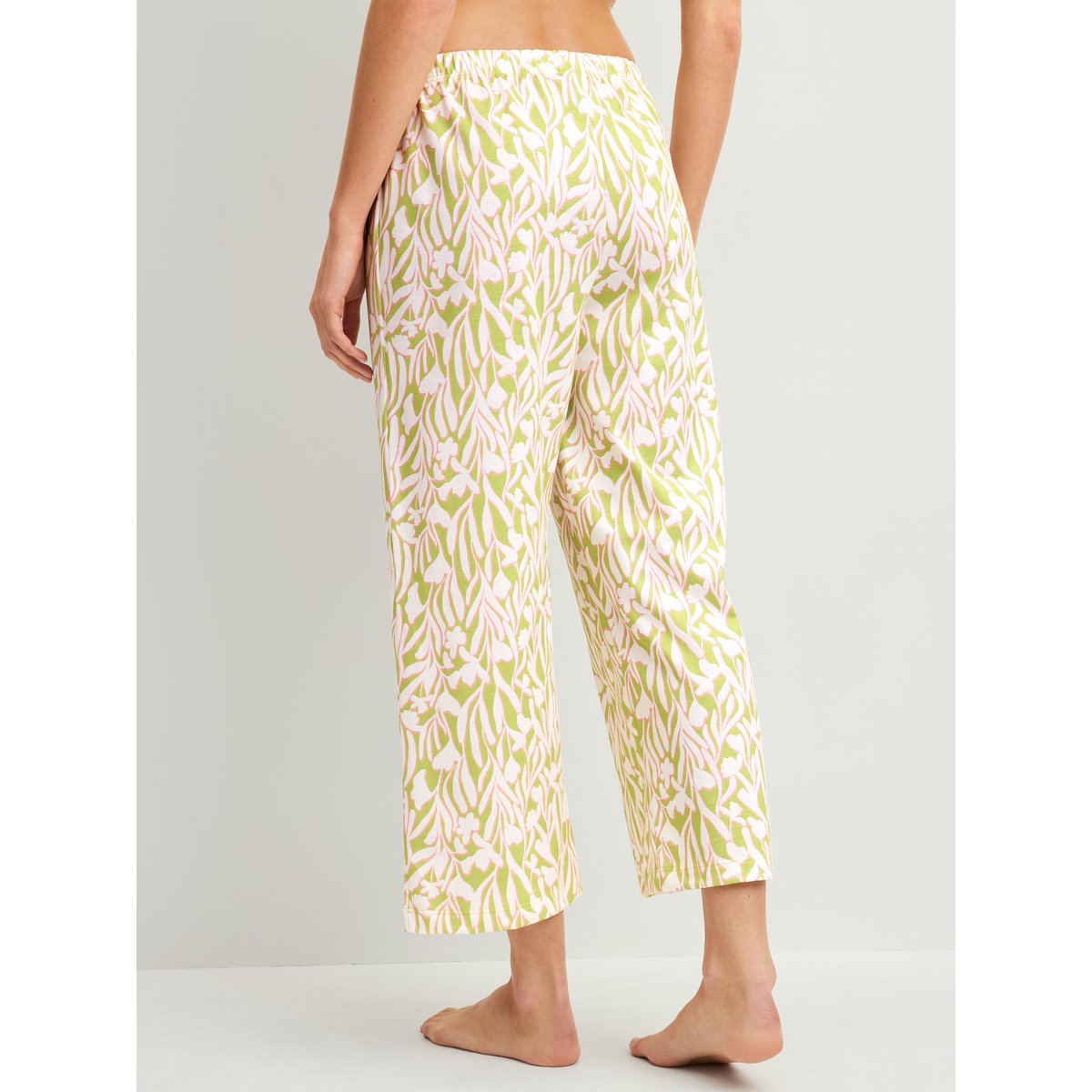 Pantalon de pyjama 7/8 Coton LATE BLOOM M&M lemonade green, CALIDA