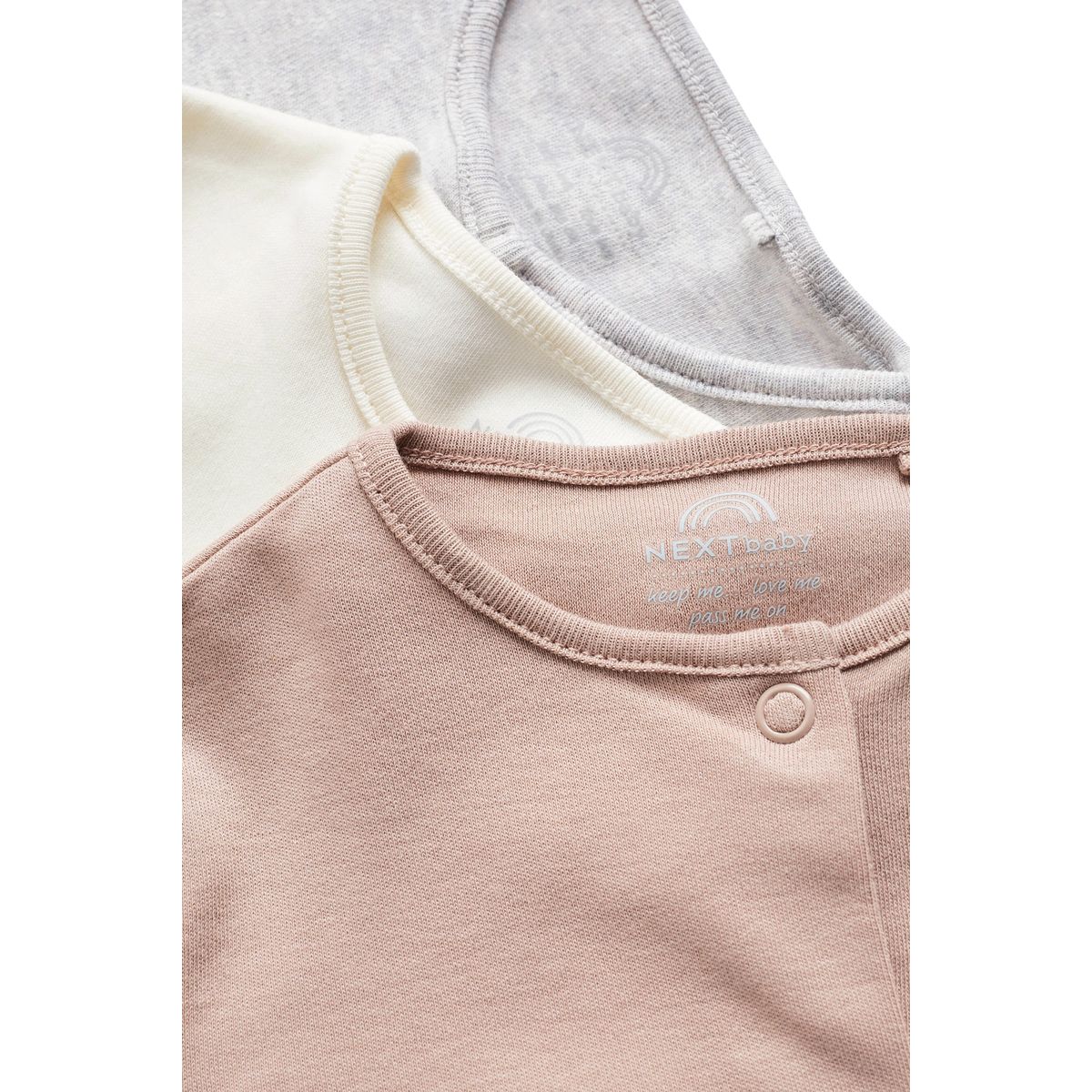 Dors-Bien bébé coupe classique, lot de 3 naturel, NEXT