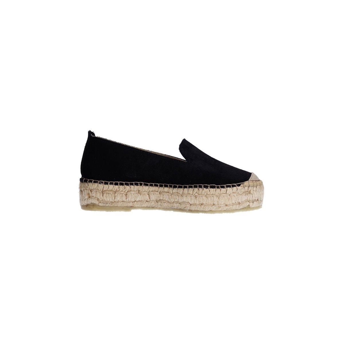 Espadrilles en daim noir, SACHA