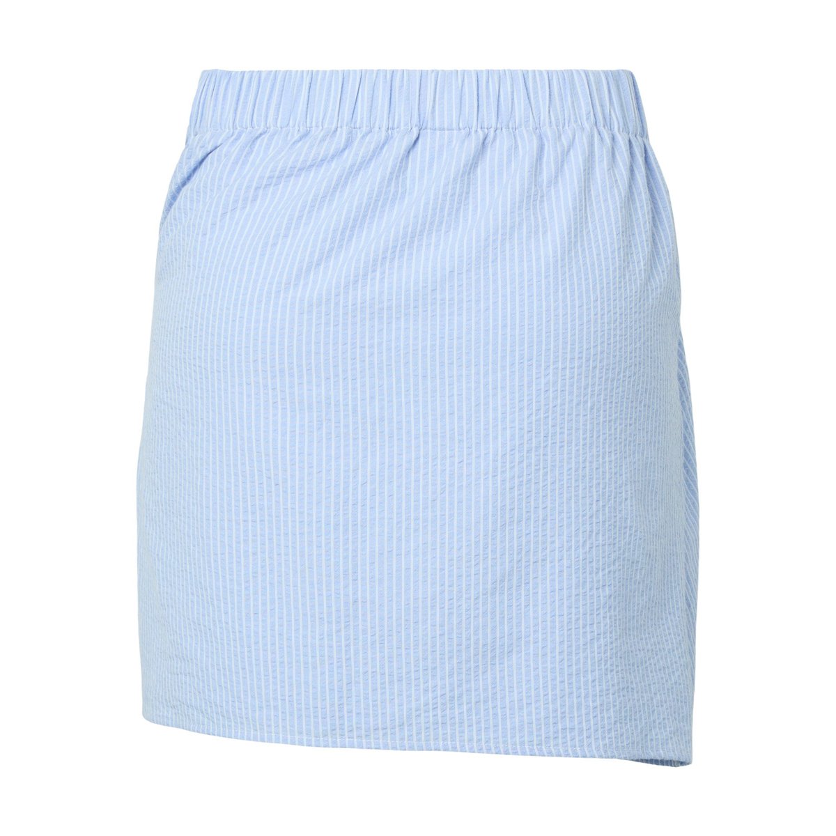Mini-Jupe chambray blue, YAS