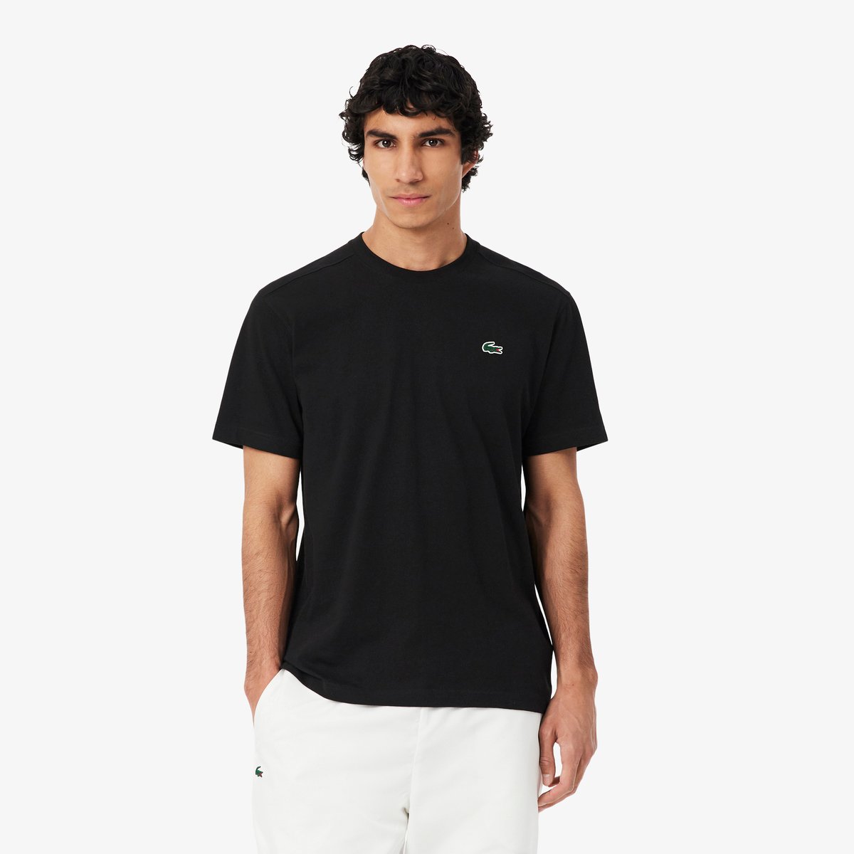 T-shirt Sport coton Ultra Dry noir-031, LACOSTE