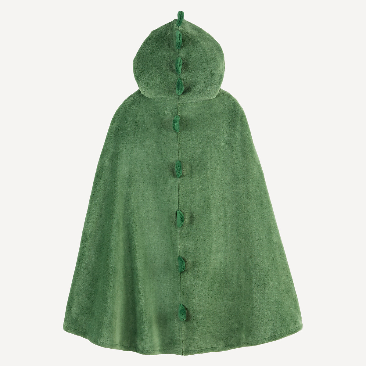 Mantella da casa con cappuccio, in pile, con motivo a dinosauri verde, LA REDOUTE COLLECTIONS