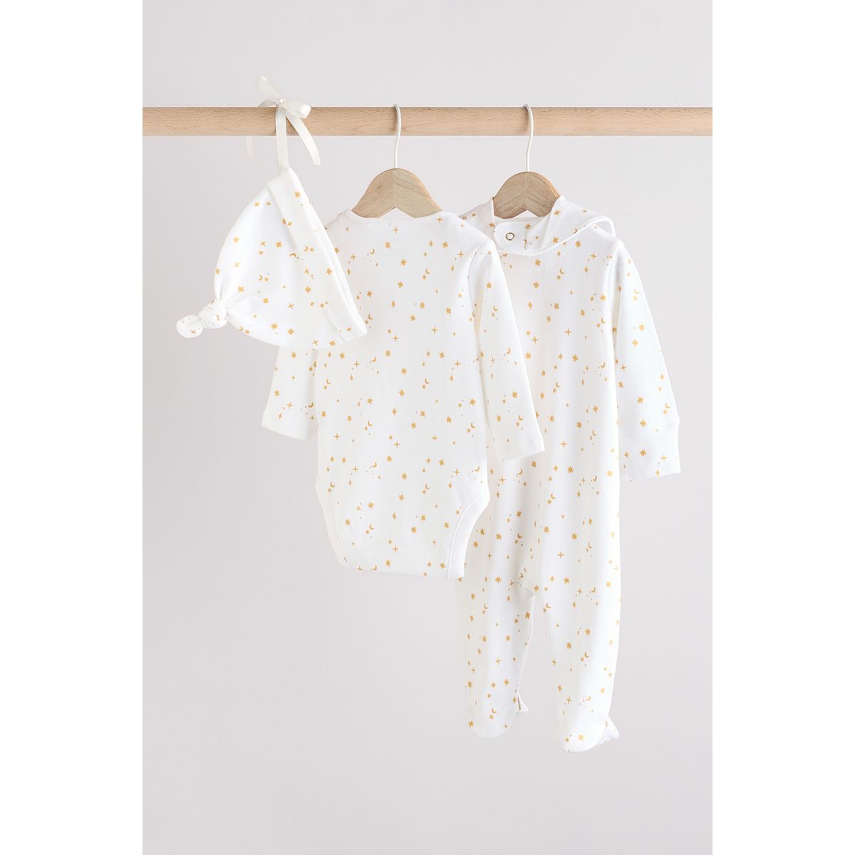 Dors-bien et bodies bébé, 4 pièces blanc, NEXT